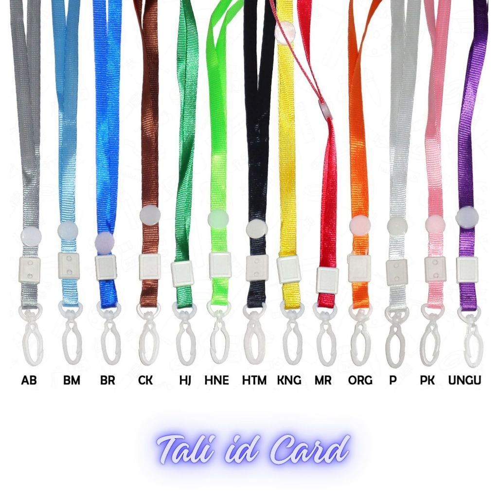 

Tali Id Card kait plastik