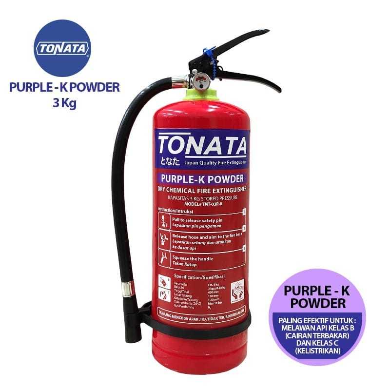 APAR Purple K Powder 3 Kg Tonata / APAR 3 Kg Dry Chemical Powder