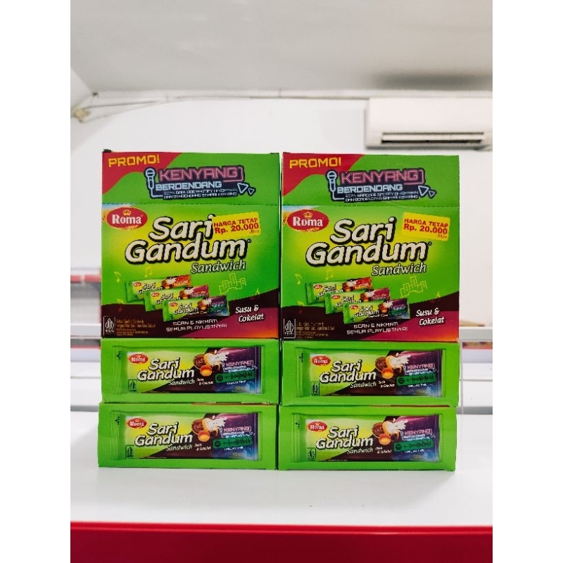 

Roma Sari Gandum (1 pack isi 12pcs x 27gr)