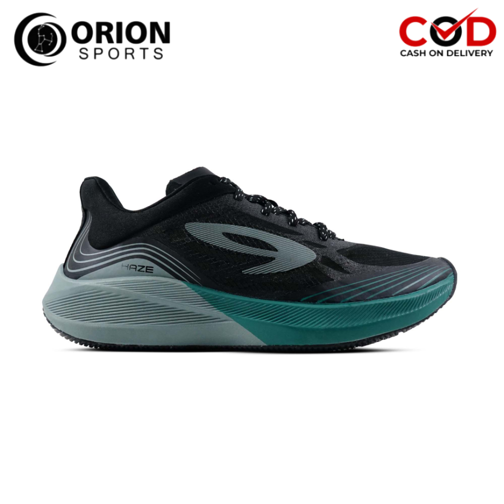 SEPATU RUNNING 910 HAZE VISION 1.0 - HITAM/ABU/HIJAU HYDRO