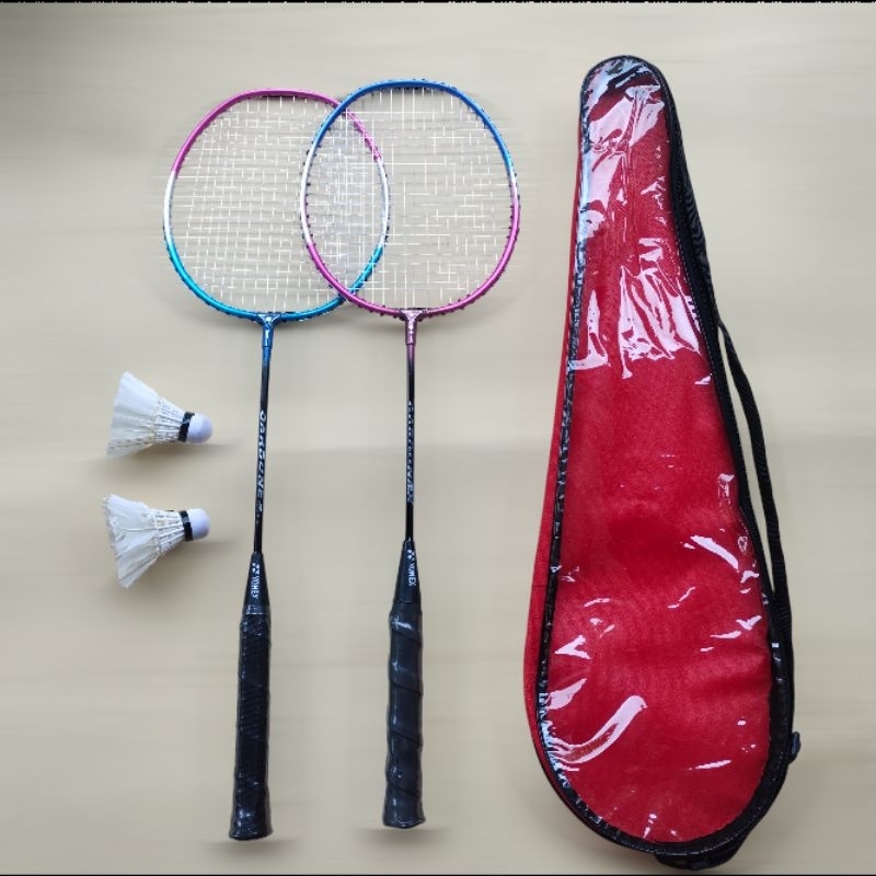 Raket anak murah 2 raket bonus tas 2 kok raket bulutangkis