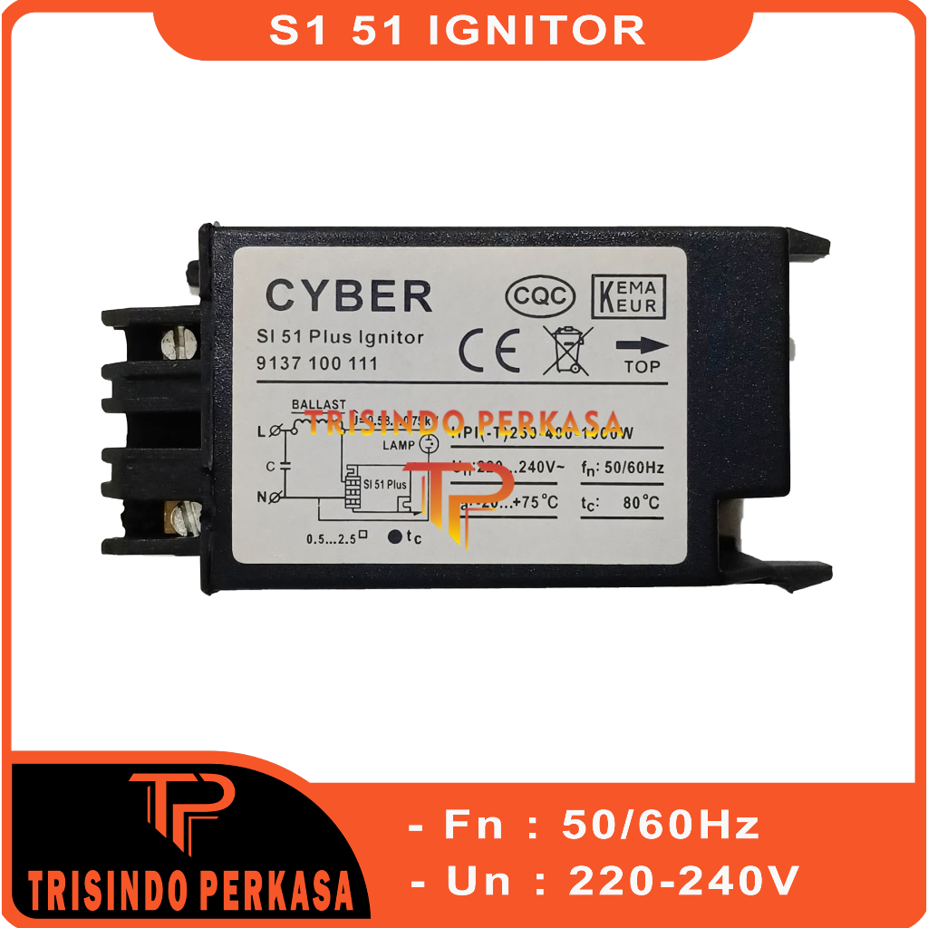 Ignitor SI51 SI 51 SI-51 S151 PLUS Lampu HPI-T HPIT 250W 400W 1000W