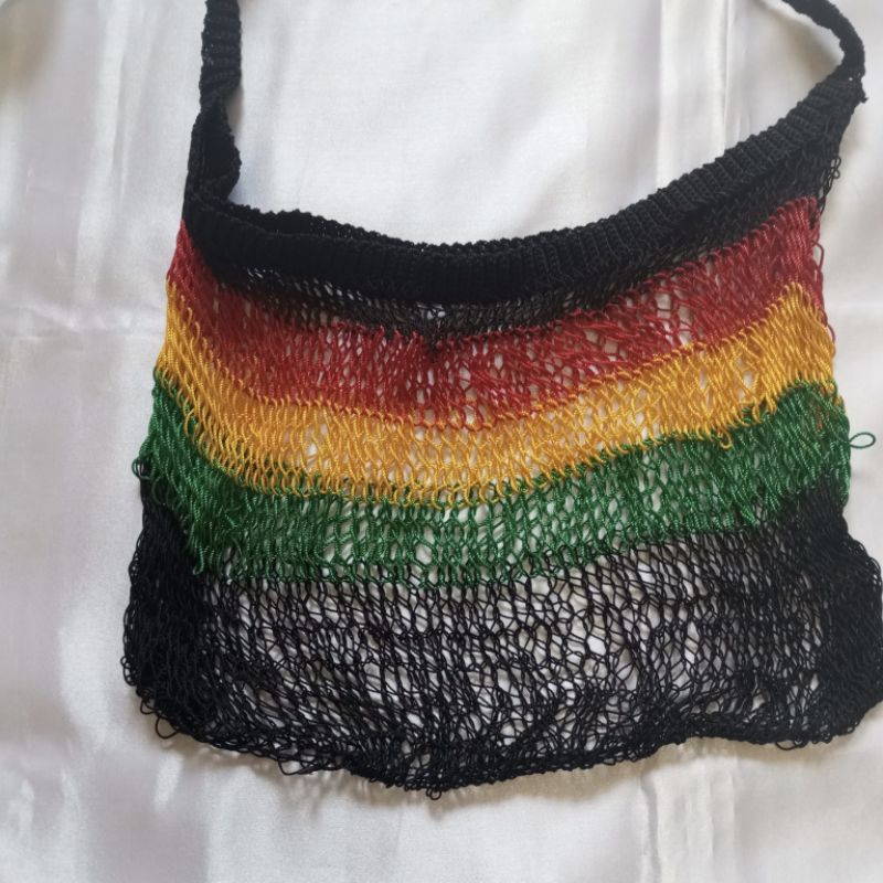 Tas Selempang Etnik Noken Papua Jaring Rasta