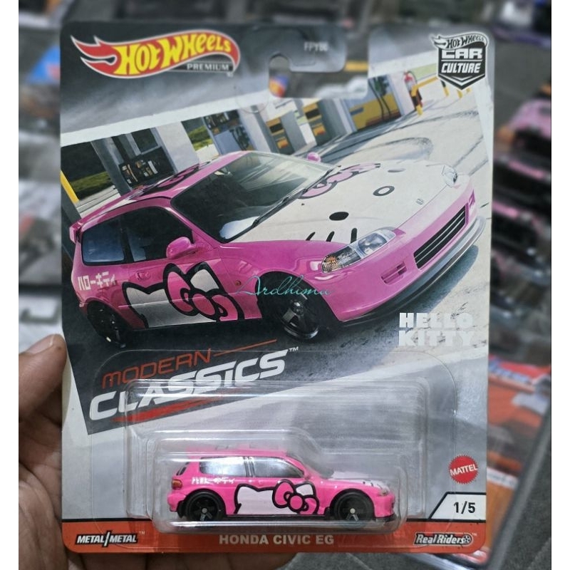 Hotwheels Honda Civic EG Hello Kitty