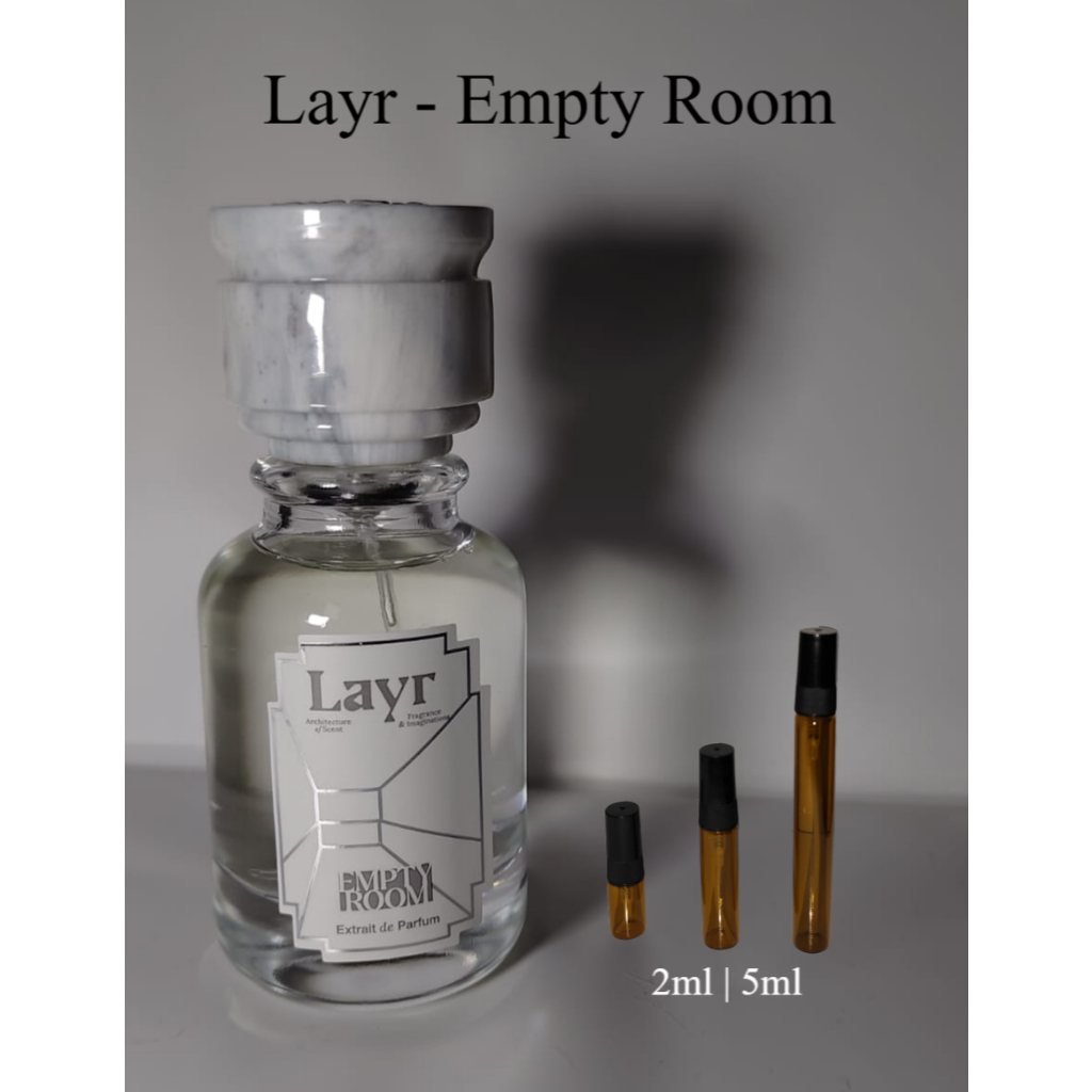(NEW) Decant share Layr - Empty Room tester parfum | 2ml | 5ml | - tokoloola -