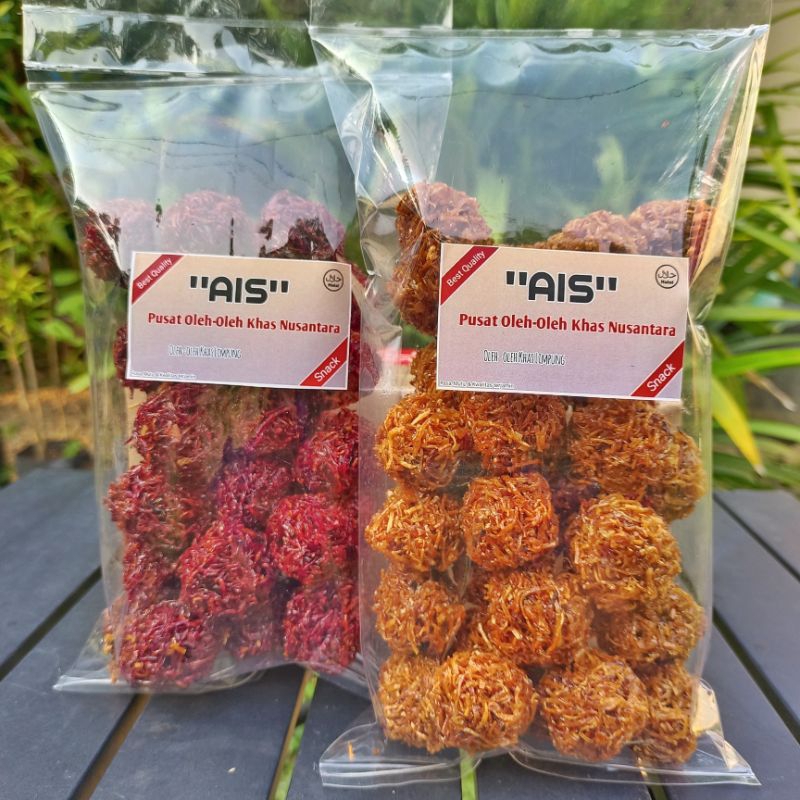 

Cemilan grobi rasa manis gula Jawa 250gram