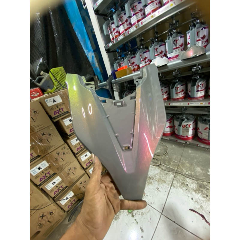 cat dasar nardo grey + buglon (LG) PU AXT