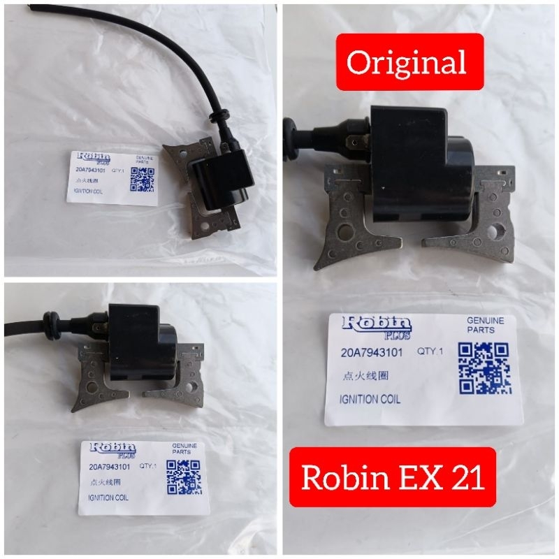 Ex21 cdi pengapian mesin Robin ORIGINAL / coil mesin Robin ex 21 original