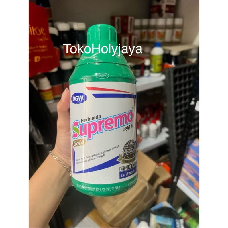 Herbisida SUPREMO GOLD 490SL 1 Liter glifosat DGW basmi rumput racun rumput