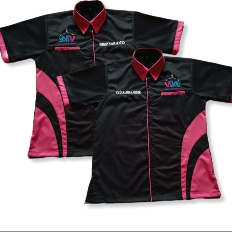 kemeja kerja custum polos bordircustombordir komunitas CV dan PT