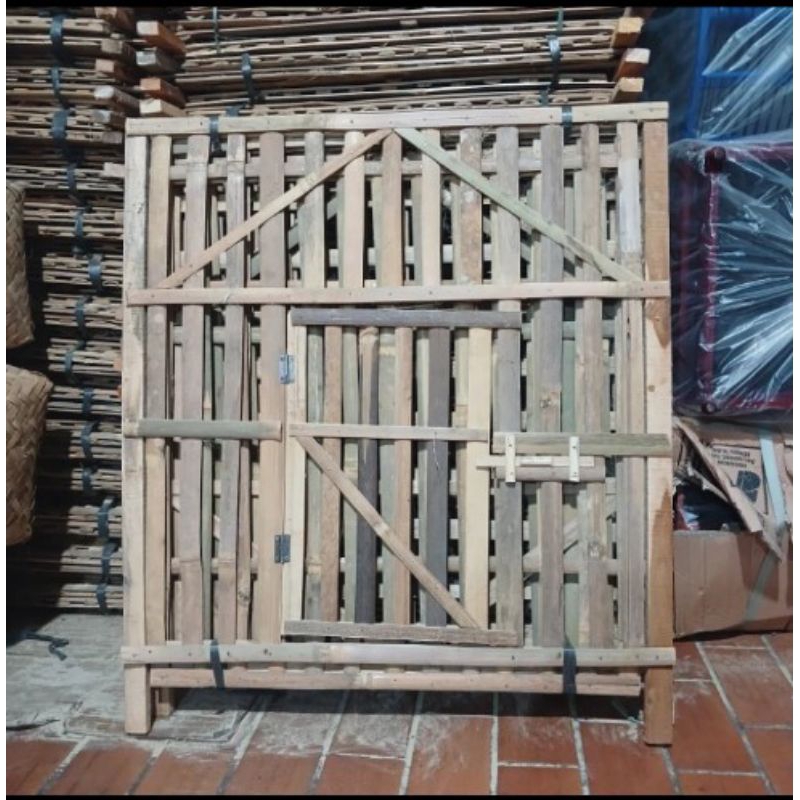 kandang ayam/sangkar ayam rakit bambu lipat