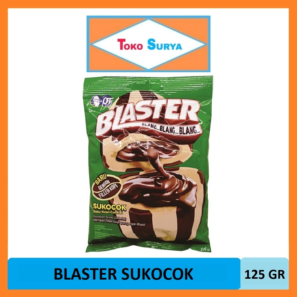 

Blaster Sukocok Permen Susu Kopi Cokelat 125 Gr