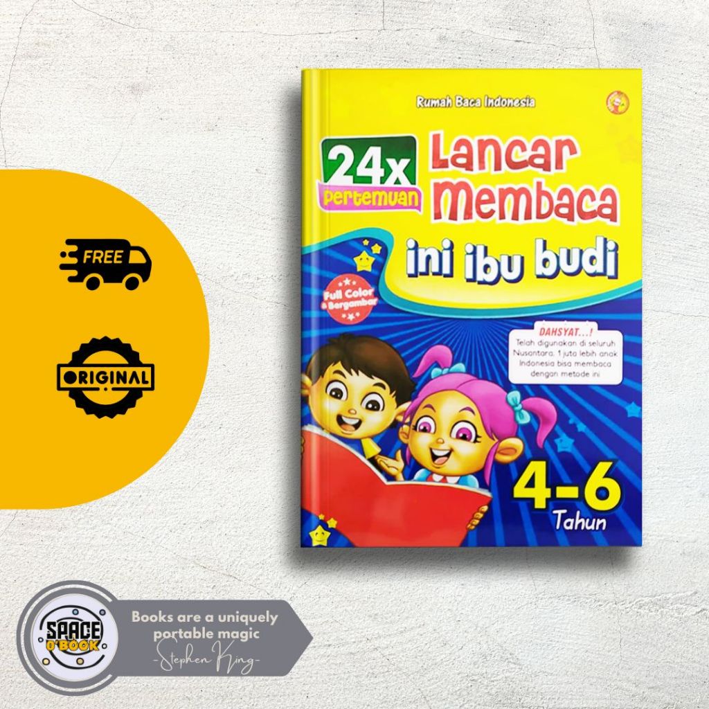 Buku Anak - 24x Pertemuan Lancar Membaca Ini Ibu Budi