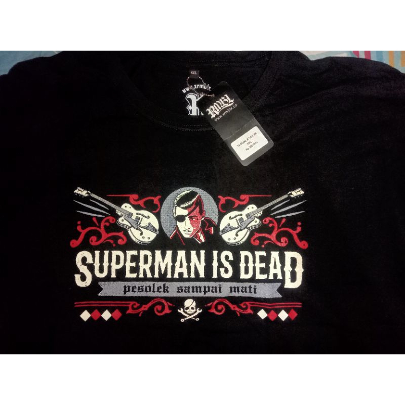 tshirt superman is dead x rumble limited edition || sid x rmbl size xxl