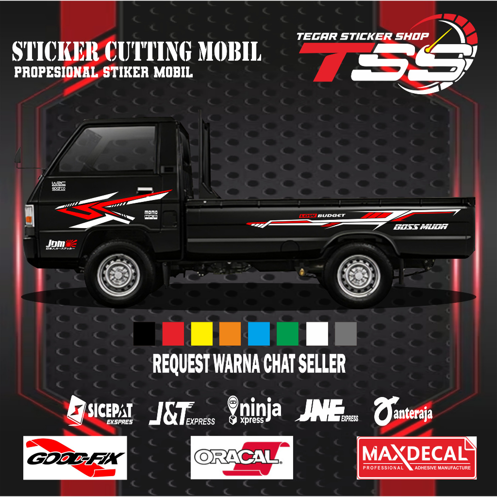 sticker mobil pickup l300 sticker mobil mitsubishi l300 sticker mobil sticker motif variasi mobil