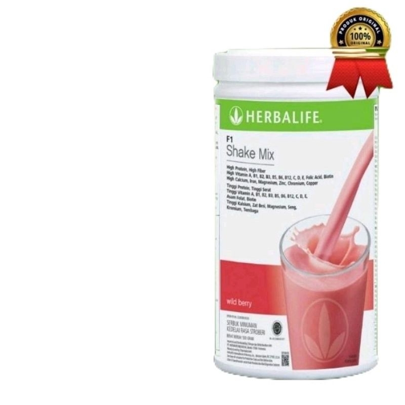 

Herbalife Original 100% Nutrisi Rasa Berry Shake