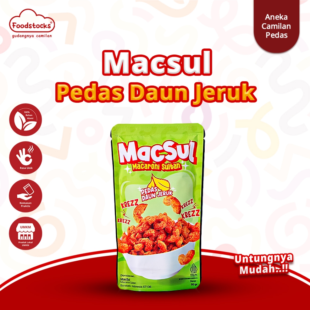 

Macaroni Sultan MacSul Pedas Daun Jeruk Cekelin