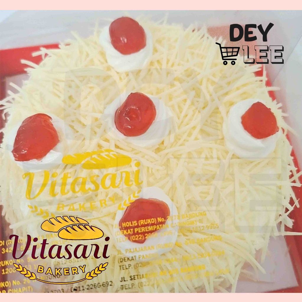 

VITASARI Tart Keju Bulat ALL VARIANT Birthday Cake Kue Ulang Tahun Bandung