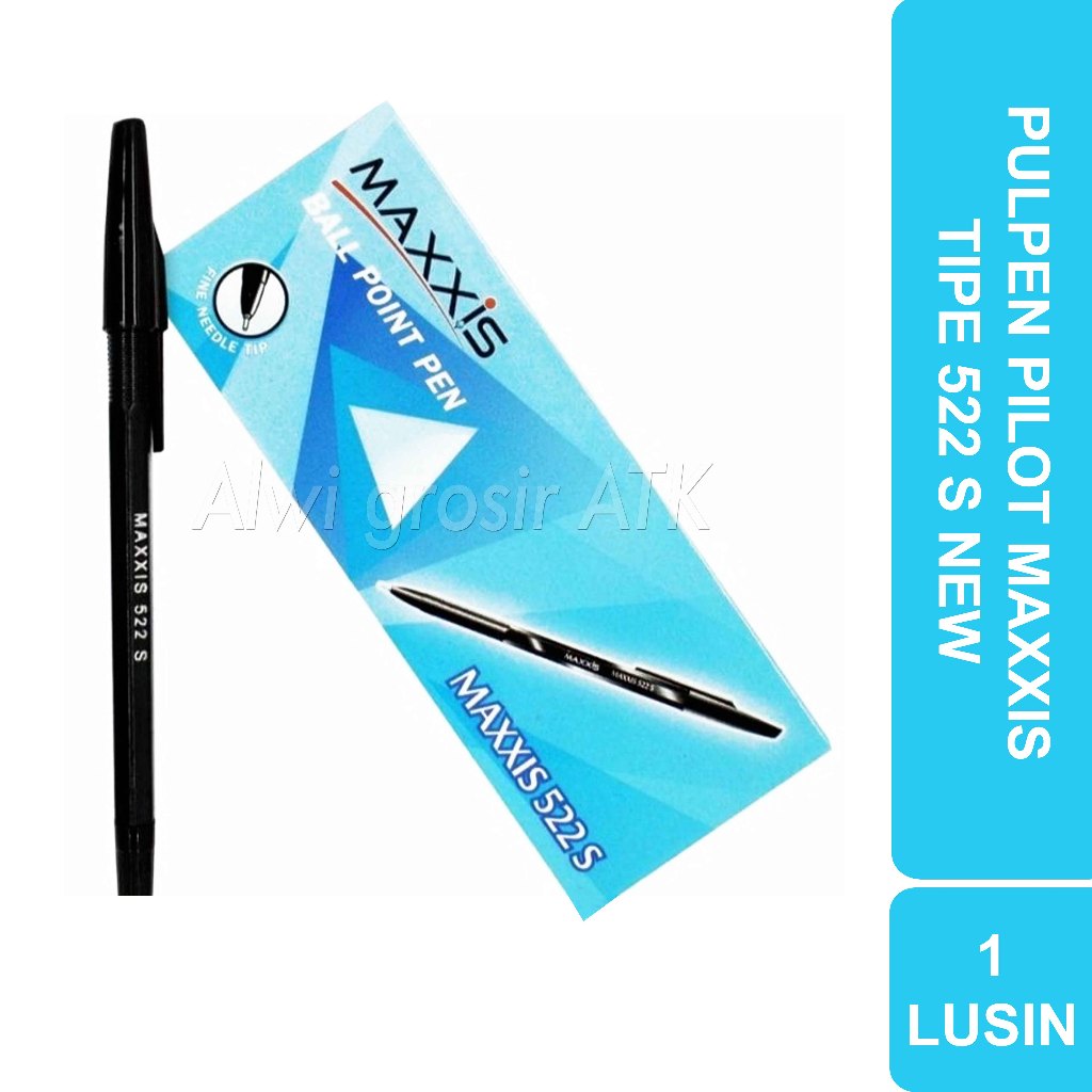 

Pulpen Pilot Maxxis 522 S Black | 1 Lusin