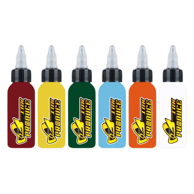 OG Produce Tattoo Ink Colors Set 6 1oz ORIGINAL 