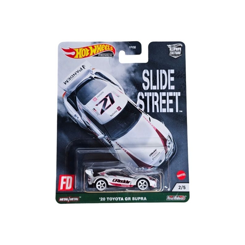 HOT WHEELS PREMIUM SLIDE STREET 20 TOYOTA GR SUPRA