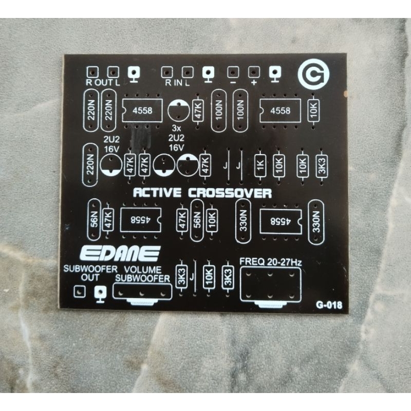 PCB Active Crossover G-018