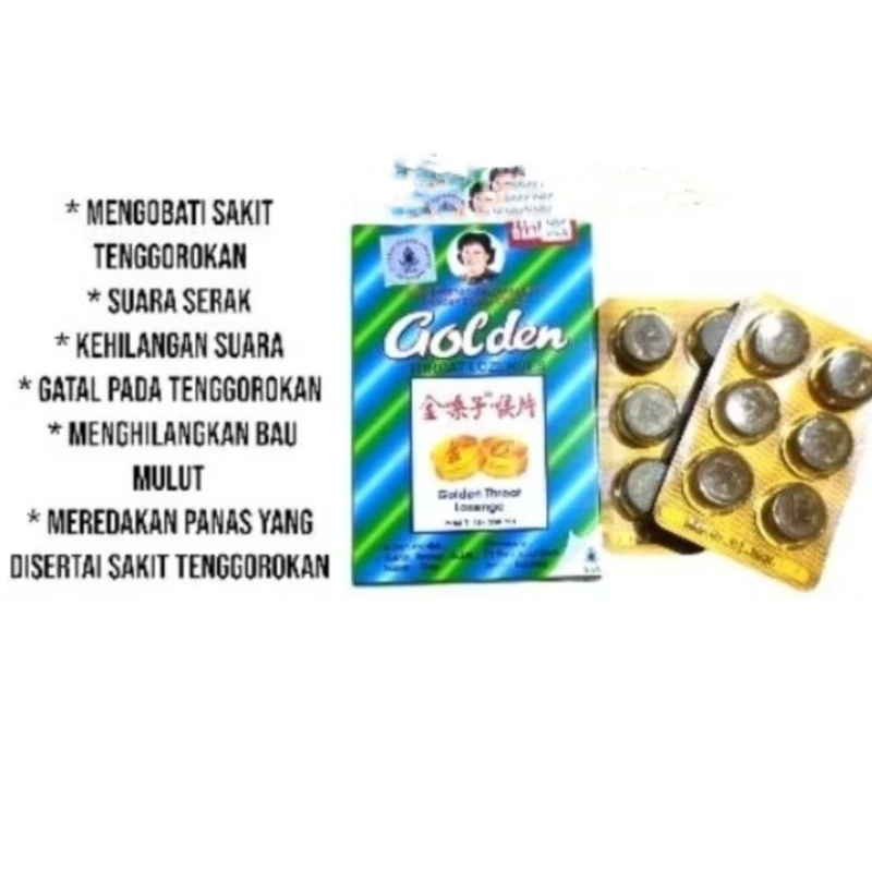 

permen tenggorokan Golden Throat