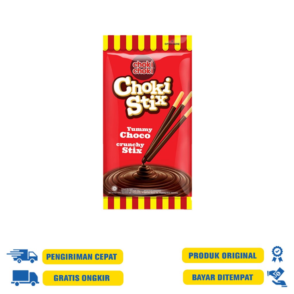 

Choki Choki Stix 24 G.R -Stik Biskuit Cokelat