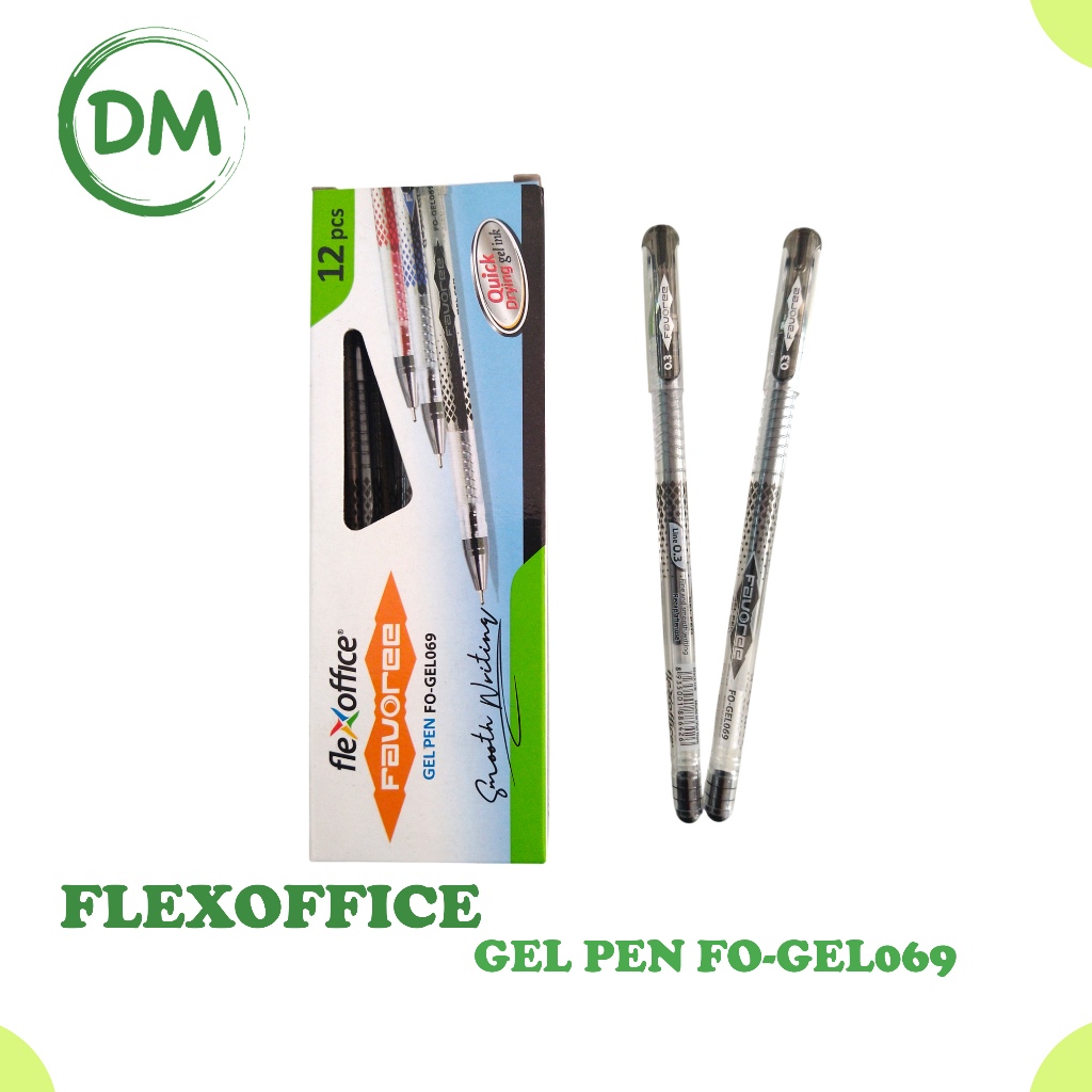 

FO-GEL069 BP FLEXOFFICE Pena gel hitam