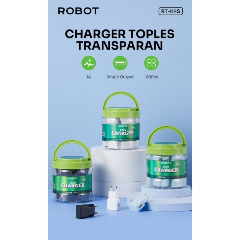 Kepala Charger Robot ll Batok Charger Robot Original 100 %