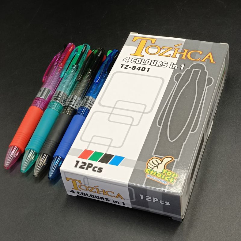 

PULPEN 4 WARNA 4IN1 TOZHCA TZ-8401