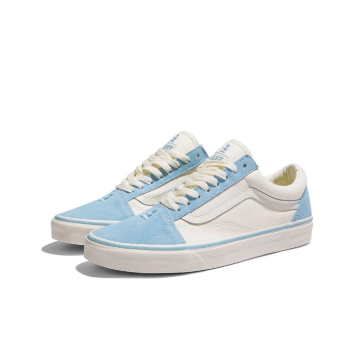 Vans Old Skool X Tagi Ligh Blue Cream 40,5 SECOND NEW (Salah Beli Pigskin)