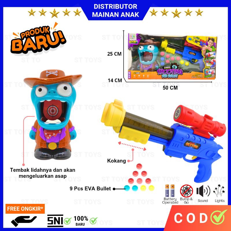 Mainan Anak ZOMBIE/ TEMBAK ZOMBIE