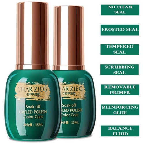 CHARZIEG 15ml TOP COAT BASE COAT MATTE TOP COAT / Kutek Gel
