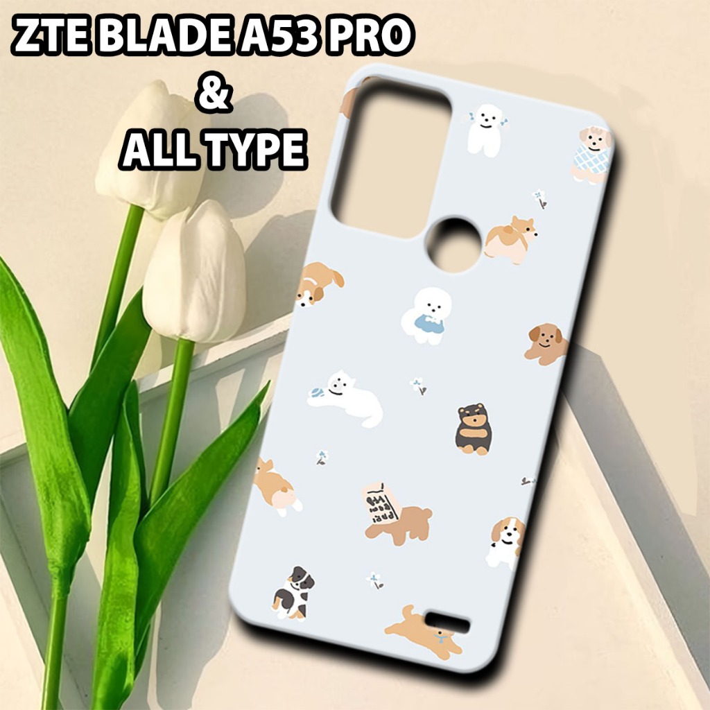 G6 - Softcase ZTE Blade A53 Pro - Bahan karet lentur - MOTIF CARTOON TEDDY BEARS - Case ZTE Blade A5