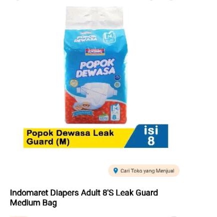 Indomaret popok dewasa perekat (M) isi 6 pcs