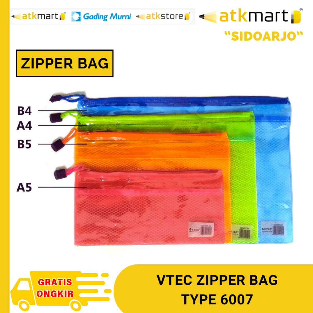 

V-TEC ZIPPER BAG TYPE 6007