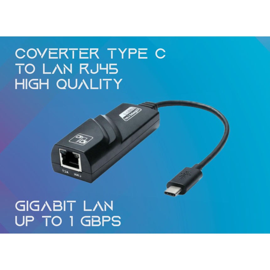 Type C to Lan Adapter Gigabit Lan typeC to Ethernet Adapter 10/100
