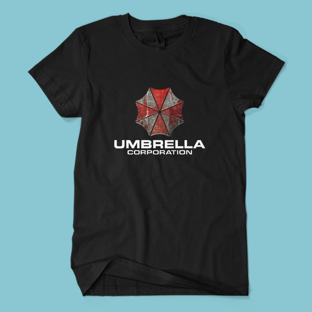 Baju Kaos UMBRELLA CORPORATION V3 - Atasan Katun Combed Pria Wanita Sablon DTF Film Movie Game