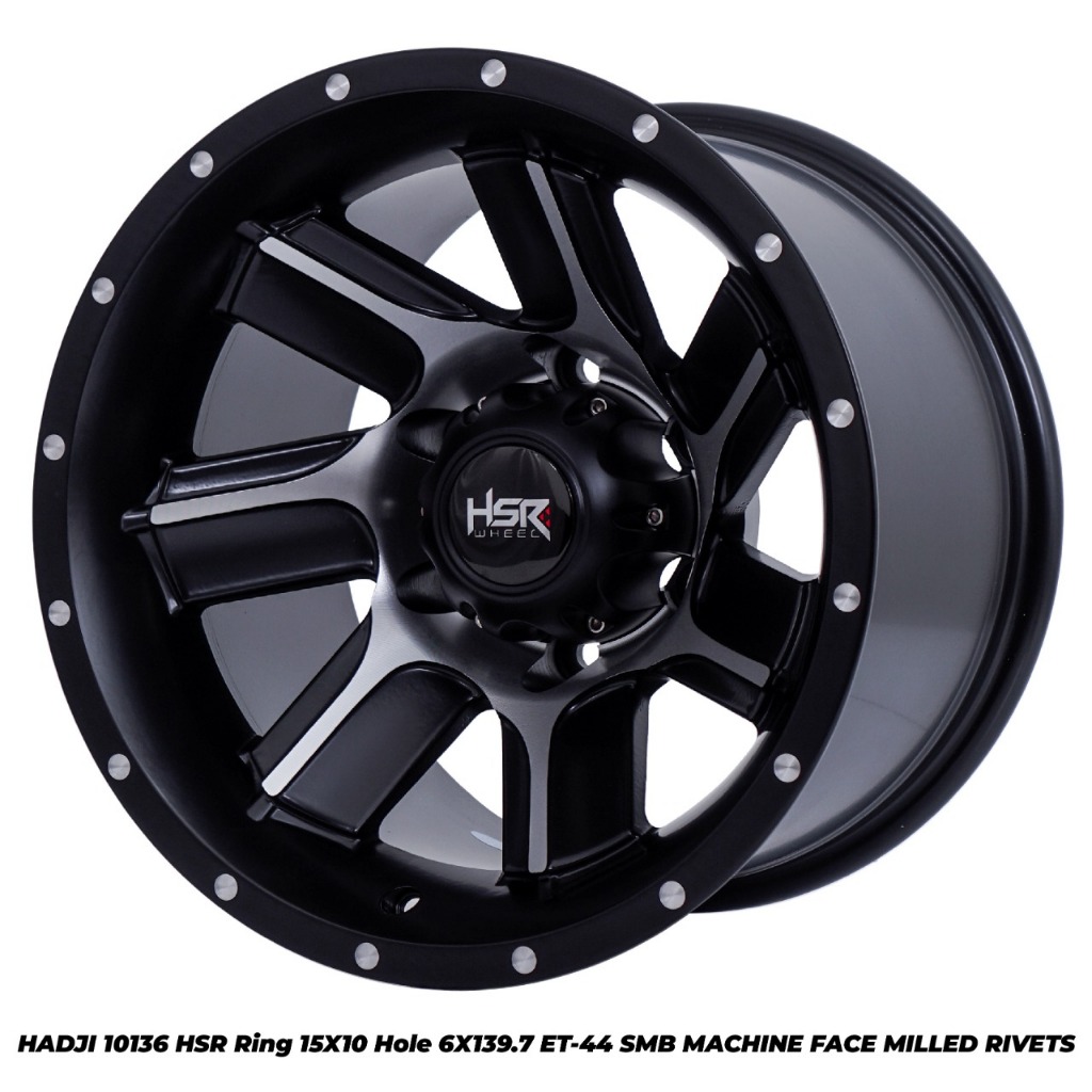 Velg hsr r15 lebar 10 cocok untuk triton,hilux pajero fortuner dll