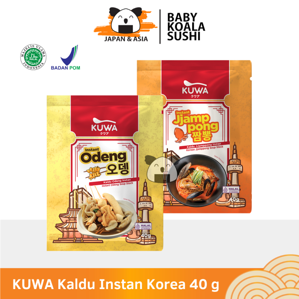 

KUWA Kaldu Odeng & Jjampong 40 g Halal I Sup khas Korea
