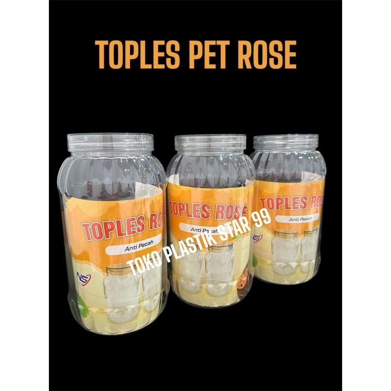 TOPLES PET ROSE PLASTIK TTP BENING