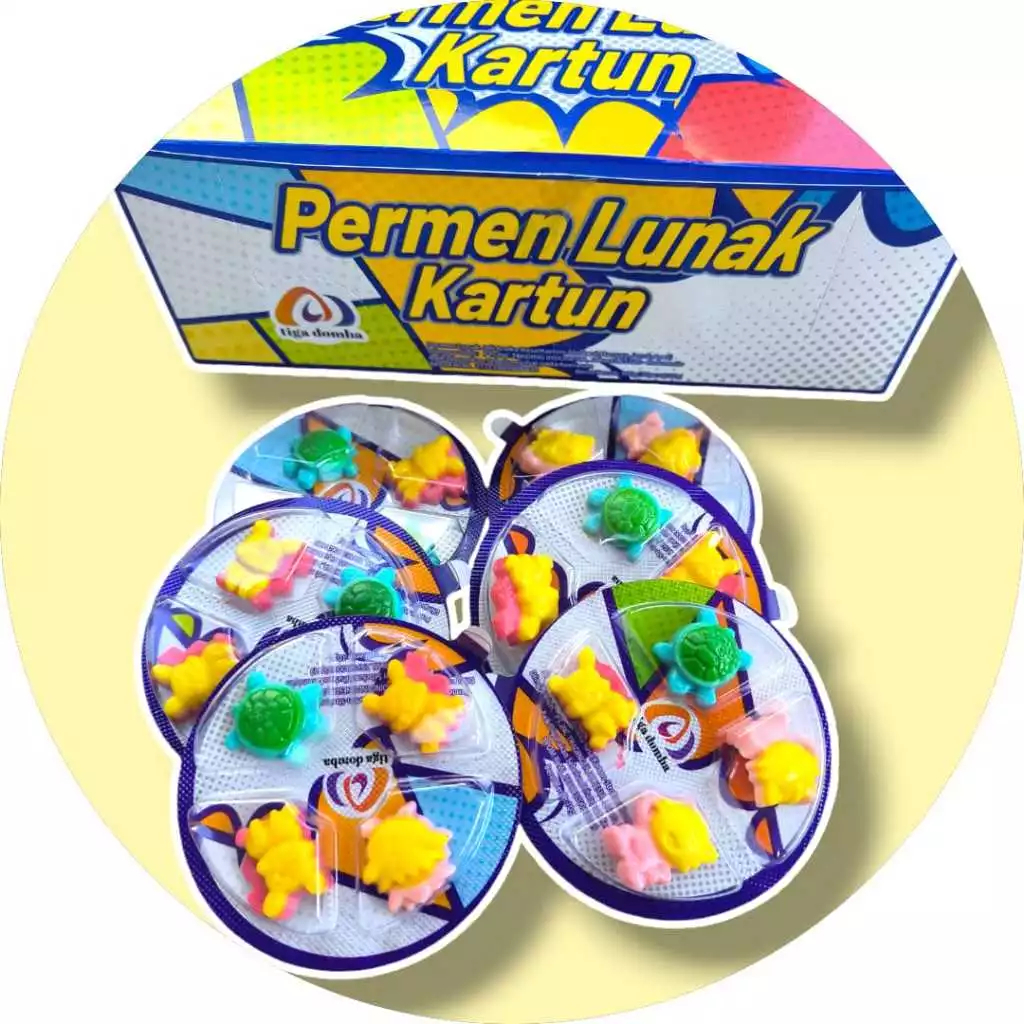 

Tiga Domba Permen Lunak Pokemon Isi 30 pcs