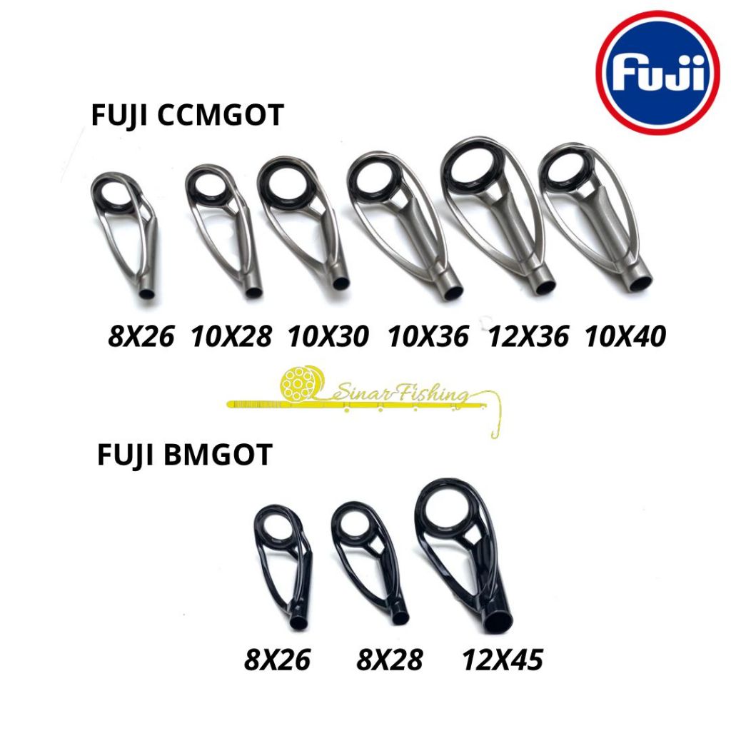 RING FUJI CCMGOT BMGOT RING GUIDE UNTUK JORAN JIGGING SAMBUNG 2 FUJI ORIGINAL