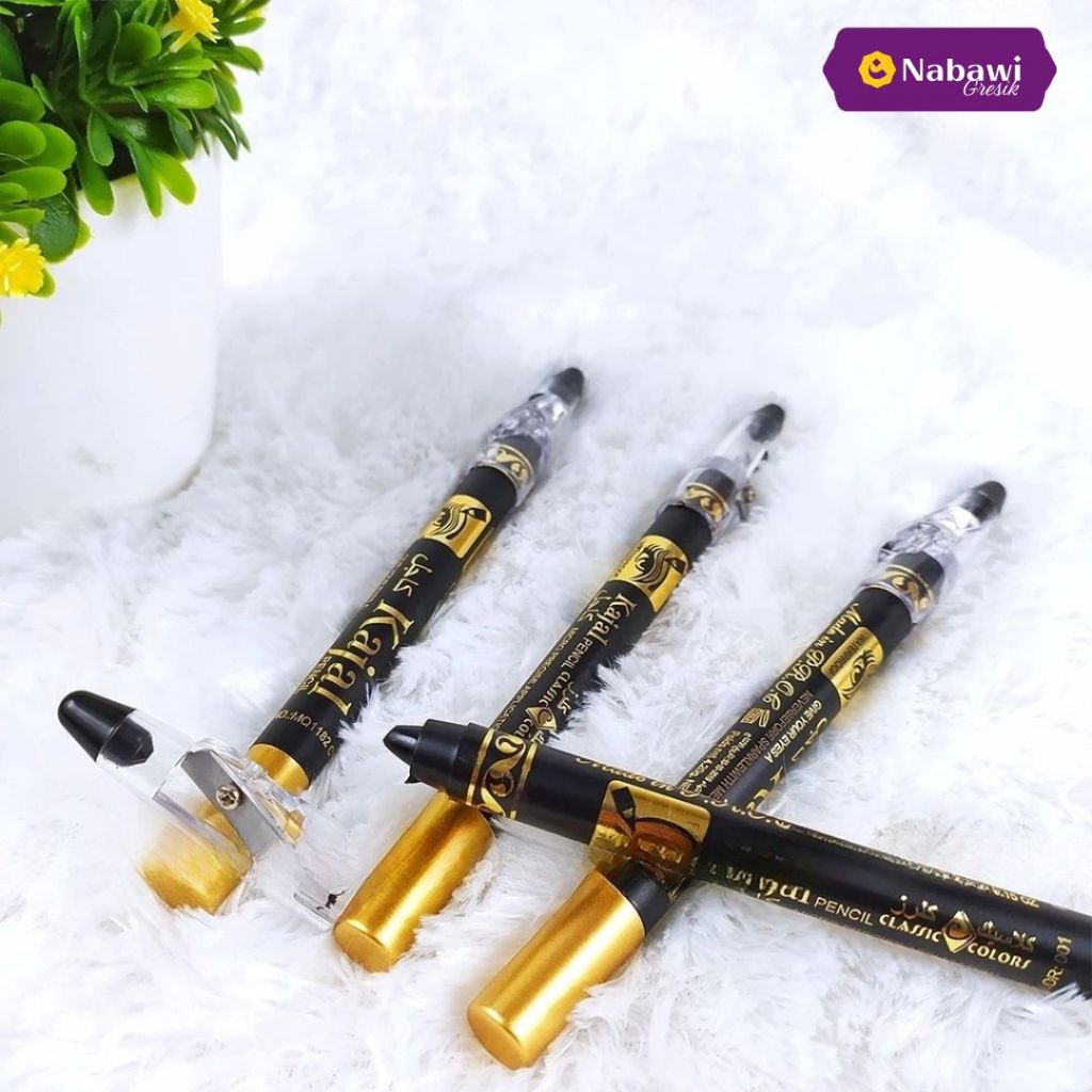 Celak Arab Pensil Kajal Milai Rautan Kosmetik Eyeliner Pensil Alis Souvenir Oleh Oleh Haji dan Umroh