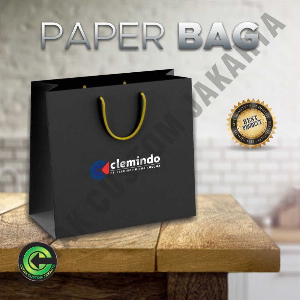 

Custom Cetak Paperbag Full Print Laminasi/ Paperbag Kosmetik/ Goodiebag