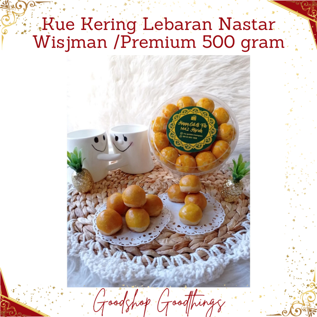 

Kue Kering Lebaran Nastar Wisjman / Kastengel / Milo / Shallotball / Homemade Premium 500 gram