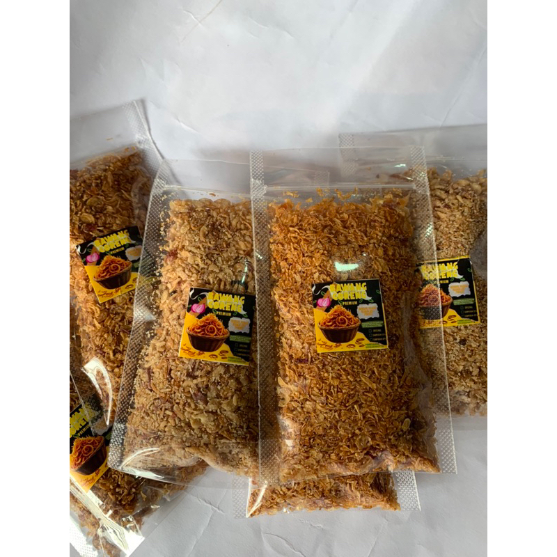 

BAWANG GORENG PREMIUM TANPA CAMPURAN KEMASAN 100/50 GRAM