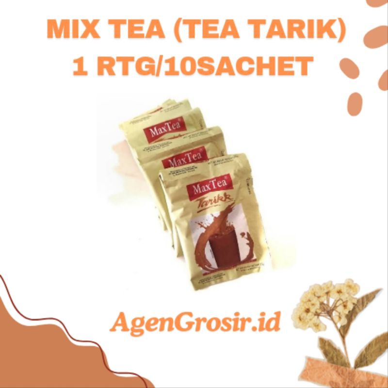 

A Grosir - Teh Tarik (Max Tea) 10 Sachet /1rtg