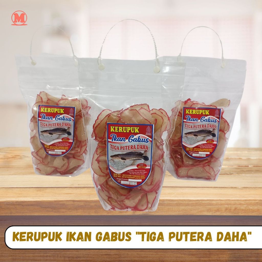 

Kerupuk Ikan Gabus Tiga Putera Daha 250gram